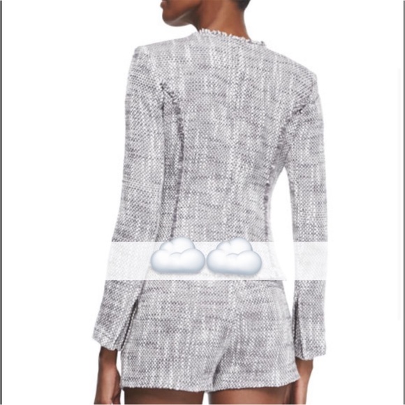 Joie Collis Fringe-Trim Tweed Jacket - Picture 2 of 7